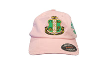 Load image into Gallery viewer, AKA Pink Crest Embroidered Flex it Cap
