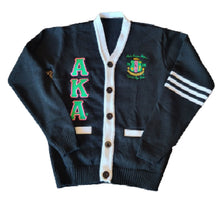 Load image into Gallery viewer, AKA Embroidered Varsity | Cardigan
