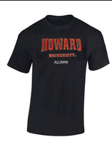 Load image into Gallery viewer, Howard University Embroidered Unisex Cut T-shirt
