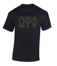 Load image into Gallery viewer, Omega Psi Phi Tone on Tone T-shirt
