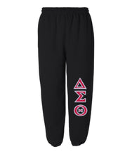 Load image into Gallery viewer, ΔΣΘ Unisex fit jogger red w white outline
