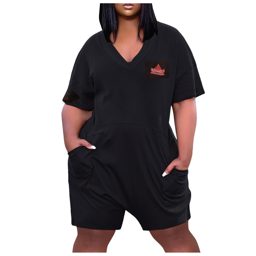 Delta Sigma Theta Fortitude Romper Short Outfit *Plus Sizes Available*