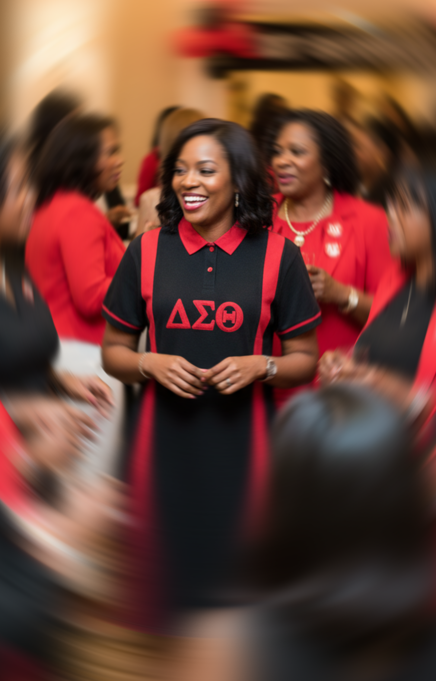 Delta Sigma Theta Chenille Pique Polo Dress