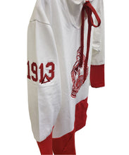 Load image into Gallery viewer, DST Shield Color block Gameday3/4 Sleeve Hoodie Dress
