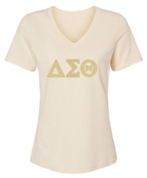 DST tone on tone Embroidered Tee