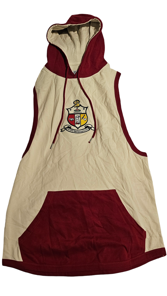 ΚΑΨ 2025 Sleeveless Hoodie Kreme