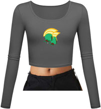 Load image into Gallery viewer, NSU Long Sleeve Crop Top
