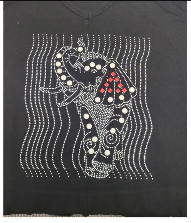 ΔΣΘ DST Pearl with Rhinestones Tee