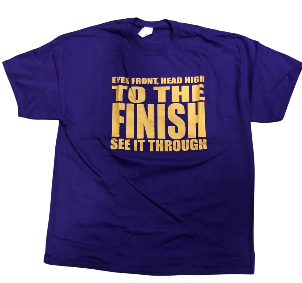 Omega Psi Phi To The Finish Graphic Tee