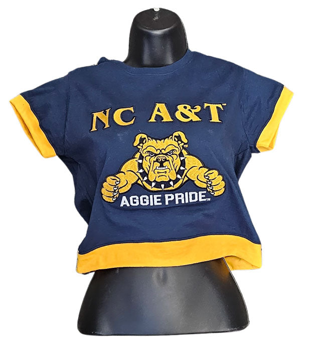NC A&T Game Day Crop Top Tee