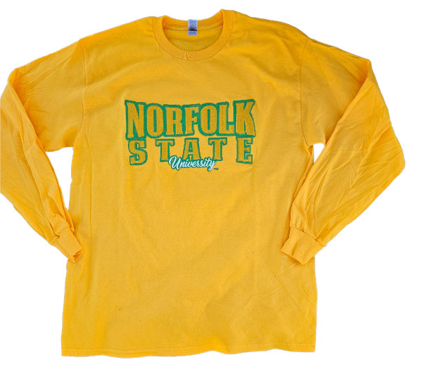 Norfolk State University Embroidered Long Sleeve T Style 102023