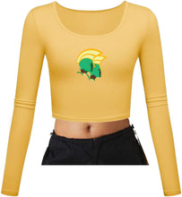 Load image into Gallery viewer, NSU Long Sleeve Crop Top
