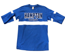 Load image into Gallery viewer, Hampton University Embroidered  Single Stripe | Long Sleeve
