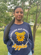 Load image into Gallery viewer, NC A&amp;T Alumni Big Face | Long Sleeve Shirt
