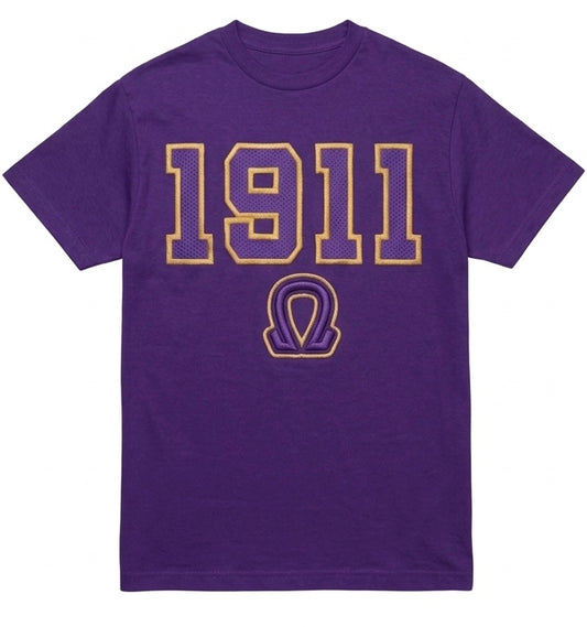 “Omega Psi Phi 1911 Legacy Short Sleeve T-Shirt”