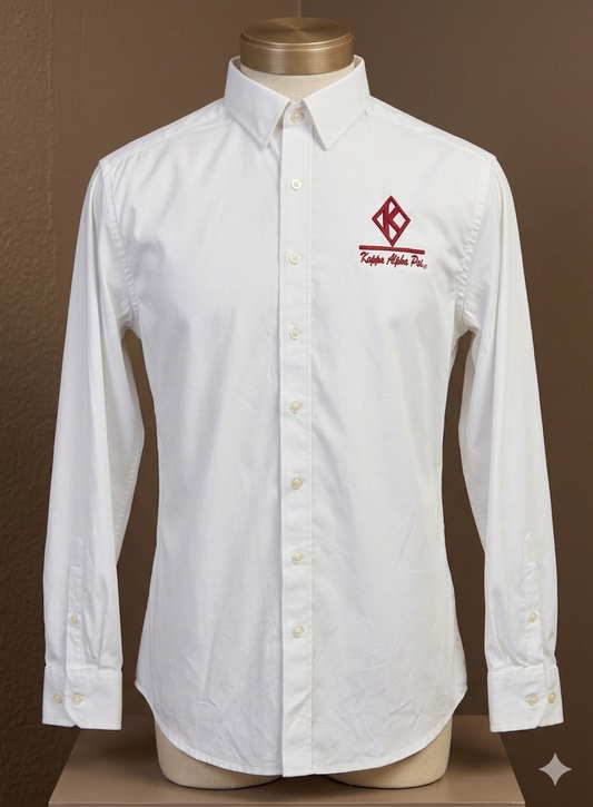 “Kappa Alpha Psi Heritage Embroidered Dress Shirt”
