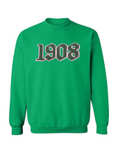 Load image into Gallery viewer, AKA Embroidered Chenille 1908 Pullover | Sweatshirt

