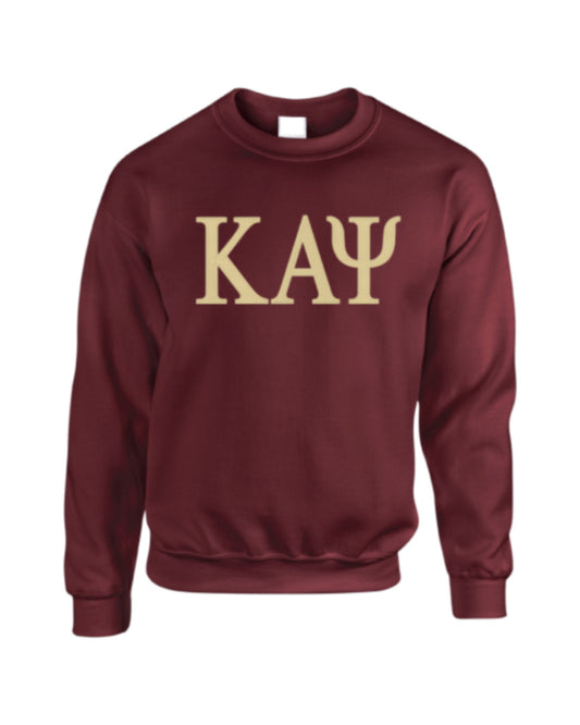 KΑΨ Embroidered Crewneck