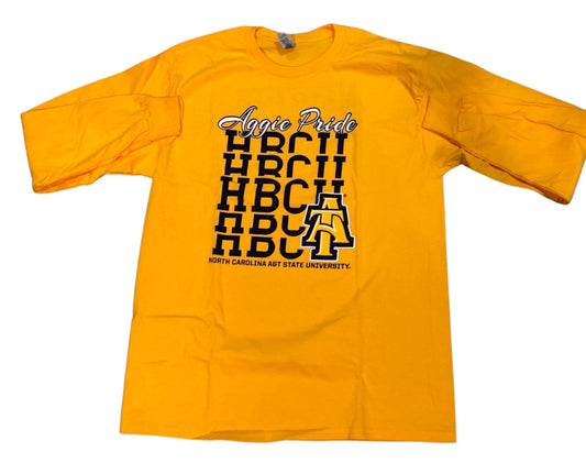 NC A&T Aggie Pride HBCU-Alumni Long Sleeve Tee