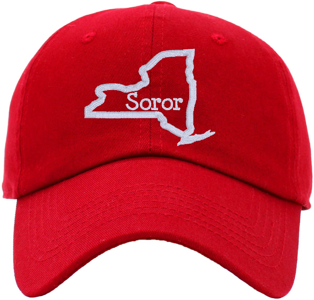 DST YOUR STATE "Soror" Cotton Cap