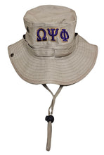 Load image into Gallery viewer, Omega Psi Phi Symbols Boonie Cap
