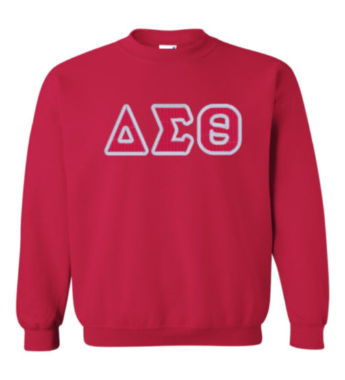 DST Greek Letters Only Crew Neck Unisex Sweatshirt