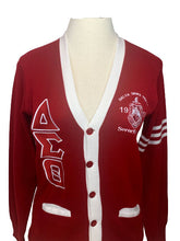 Load image into Gallery viewer, ΔΣΘ Embroidered Varsity Cardigan
