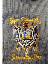 Load image into Gallery viewer, Sigma Gamma Rho Embroidered Varsity Cardigan
