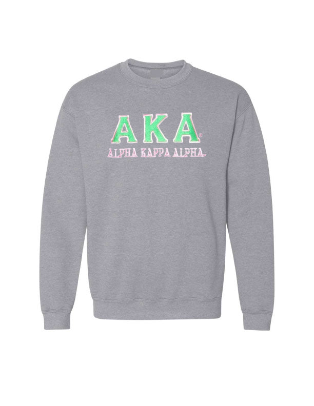 AKA Embroidered Pullover | Sweatshirt