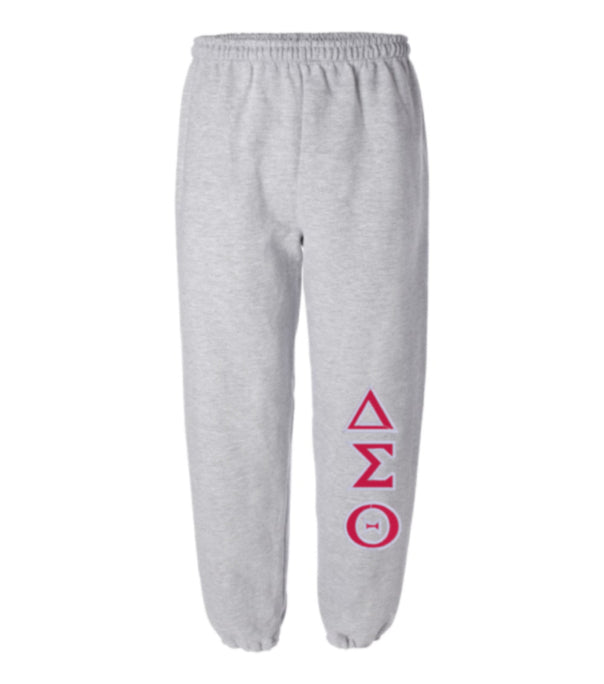 ΔΣΘ Unisex Fit Jogger Red With White Outline