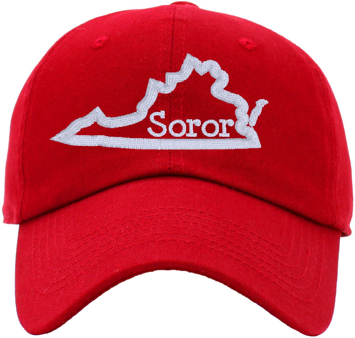 DST YOUR STATE "Soror" Cotton Cap