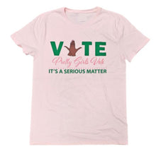 Load image into Gallery viewer, Pretty Girls Vote Ladies Cut T-shirt
