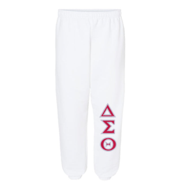 ΔΣΘ Unisex Fit Jogger Red With White Outline
