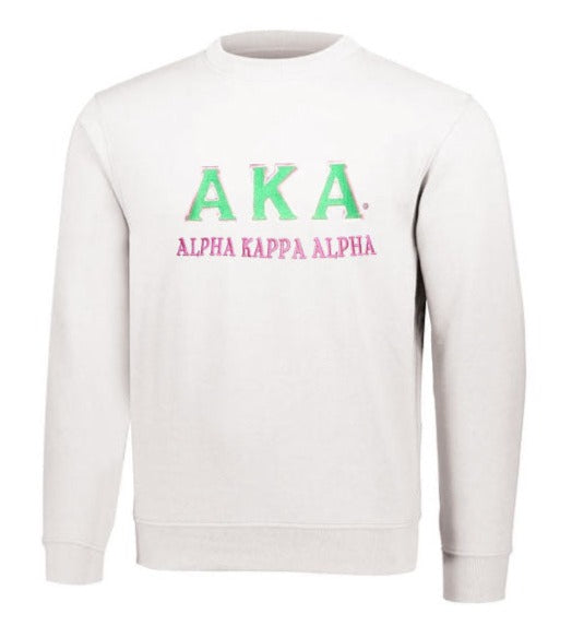 AKA Embroidered Pullover | Sweatshirt
