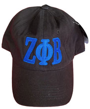 Load image into Gallery viewer, Zeta Phi Beta Cap All Blue Stitch Style
