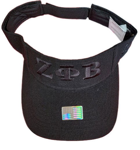 ZPB Black on Black ΖΦΒ Visor