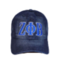 Load image into Gallery viewer, Zeta Phi Beta Royal Blue &quot;Dad&quot; Cap Style #100
