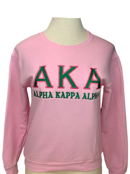 AKA Embroidered Pullover | Sweatshirt