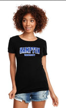 Load image into Gallery viewer, Hampton University  Embroidered Ladies Cut  T-shirt
