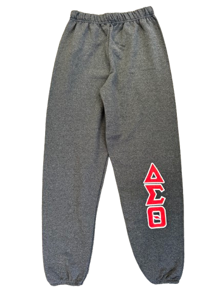 ΔΣΘ Unisex Fit Jogger Red With White Outline