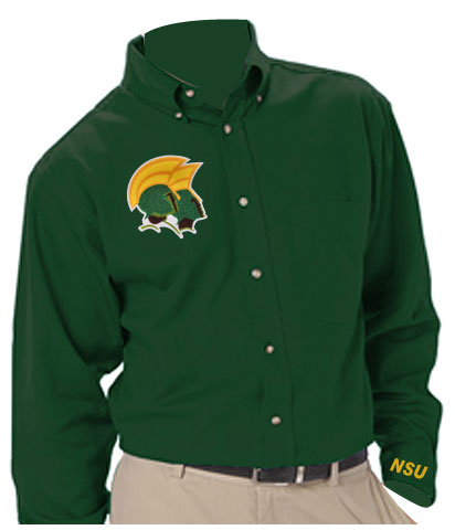 Norfolk State University Spartan Energy Twill  | Embroidered Twill Long Sleeve