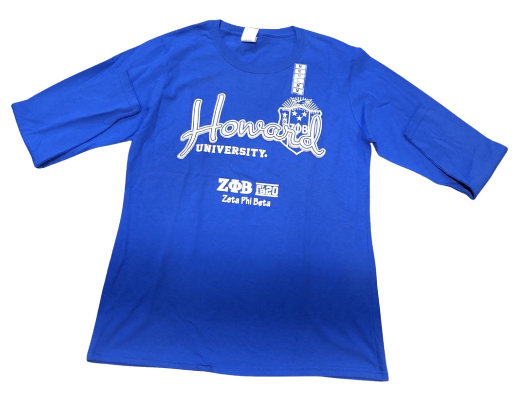 ΖΦΒ Howard University Founders Day T-shirt