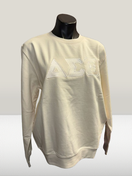 Delta Sigma Theta Cream Sweatshirt - ΔΣΘ