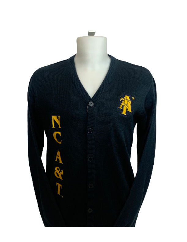 NC A&T Embroidered Cardigan