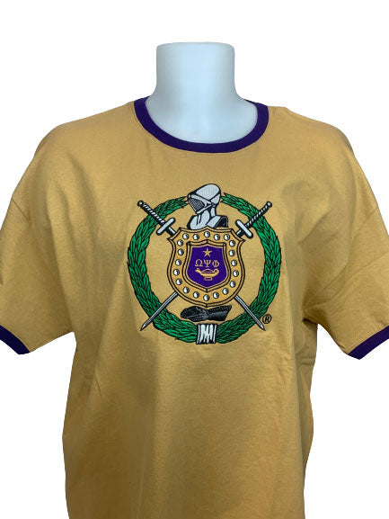 ΩΨΦ Escutcheon Crest | Tee Shirt