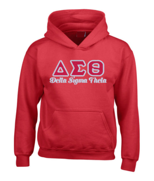 ΔΣΘ Embroidered Hoodie