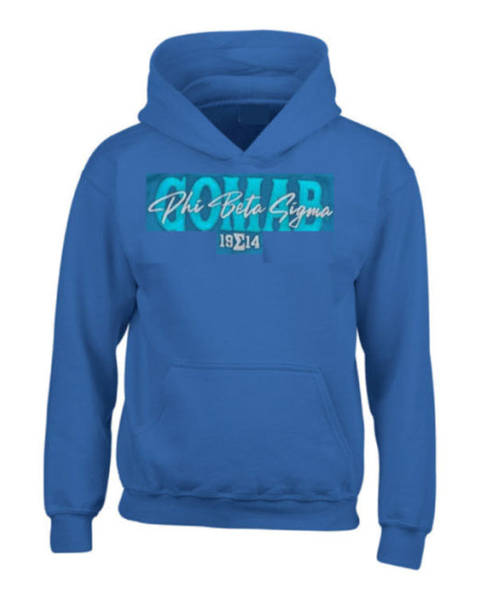 ΦΒΣ Embroidered Tone on Tone  GOMAB Hoodie