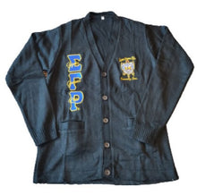 Load image into Gallery viewer, Sigma Gamma Rho Embroidered Varsity Cardigan
