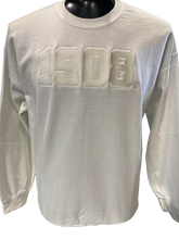 Load image into Gallery viewer, AKA 1908 White on White Embroidered Pullover | Sweatshirt
