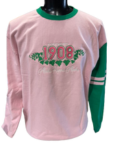 Load image into Gallery viewer, AKA Gnri23 Pink block crew neck
